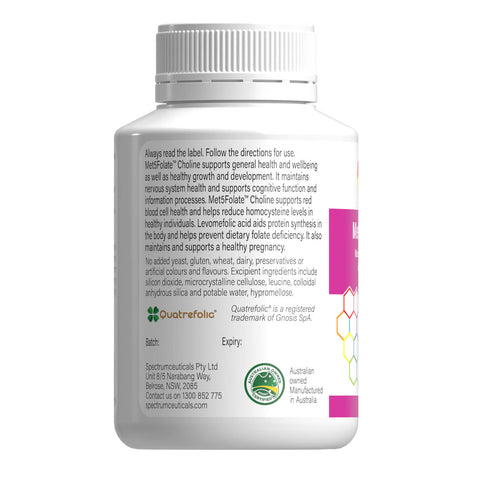 Spectrumceuticals Met5Folate Choline 60 caps