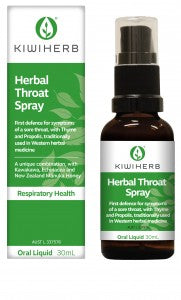 Kiwi Herb Herbal Throat Spray 30ml