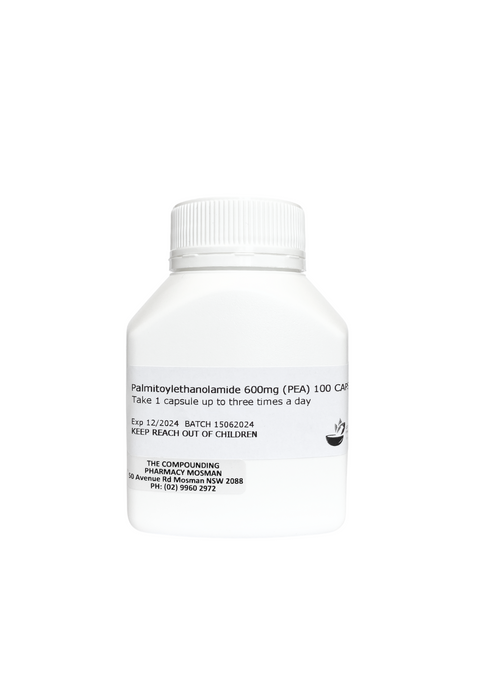 TCPA Palmitoylethanolamide (PEA) 600mg 100 Capsules