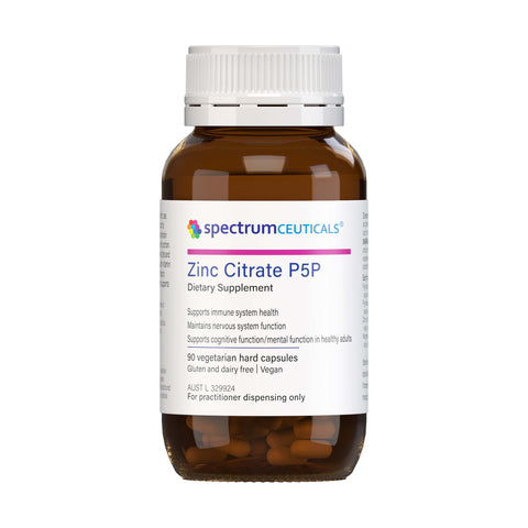 Spectrumceuticals Zinc Citrate P5P 90 caps