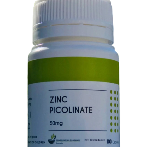 TCPA Zinc Picolinate 50mg 100 capsules