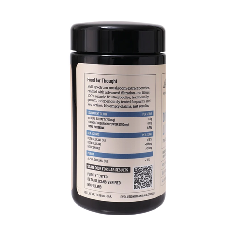 Evolution Botanicals Organic Lions Mane 90g Powder