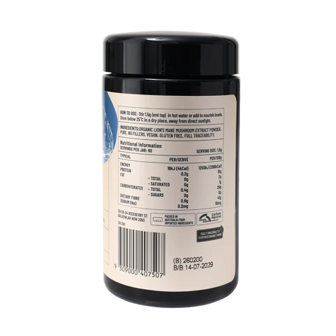 Evolution Botanicals Organic Lions Mane 90g Powder