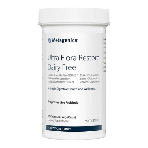 Metagenics Ultra Flora Restore Dairy Free 30 capsules