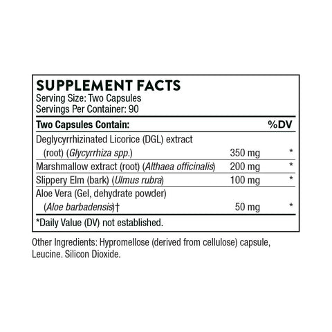 Thorne GI Relief 180 capsules