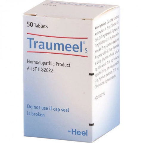 Traumeel Natural Anti-Inflammatory 50 Tablets